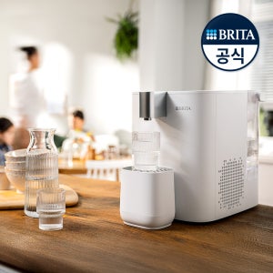 브리타 큐브 쿨 무타공 냉온정수기 5.3L 화이트+ 기본필터 1입