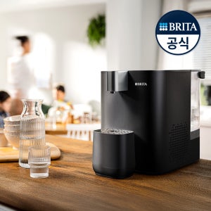 브리타 큐브 쿨 무타공 냉온정수기 5.3L 블랙+ 기본필터 1입