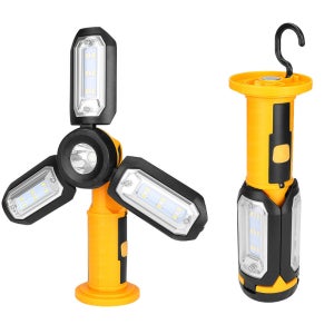 엘마운틴 충전식 트랜스폼 변신작업등 LED 캠핑 등산 낚시 감성랜턴 충전식 램프