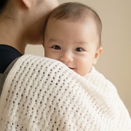 Rhuti 루티 아일릿 안전한 아기 블랭킷 신생아 이불 유아 사계절 출산선물