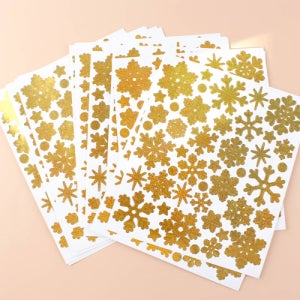 팬시피아 눈꽃 스티커 겨울 다꾸 다이어리 꾸미기 데코 창문 장식 소품