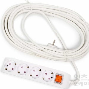 Itsok 비교환형 스위치 멀티콘센트 10M 멀티탭콘센트 전기연장선