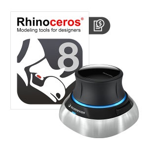 Rhino 3D 상업용 영구 라이선스 3D커넥션 스페이스마우스 무선 캐드마우스 3DX-700115 엔지니어링 팩