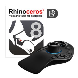 Rhino 3D 상업용 영구 라이선스 3D커넥션 스페이스마우스 프로 무선 캐드마우스 3DX-700119 엔지니어링 팩