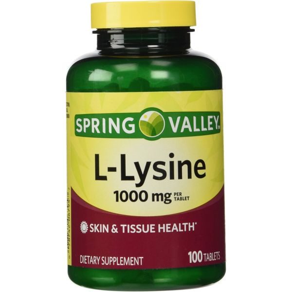 <b>스프링 밸리</b> L 라이신 1000mg 100정