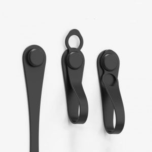 홀더 정리용 4개 고정 좋은 실리콘 케이블 세트 타이