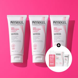 [민감 피부 장벽]피지오겔 레드수딩 AI 리페어크림 100ml x3개+(증정)레드수딩 AI 리페어 에센스 50ml+리페어 크림30ml+AI 마스크팩 1장