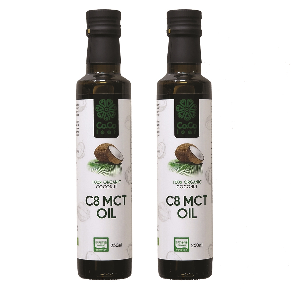 코코리프 유기농 <b>MCT</b> 엠씨티 <b>오일</b> C8 250ml x 2병
