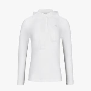 페어라이어 골프웨어 오간자 리본 티셔츠 화이트