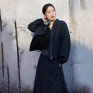 [N배송][미쏘] 나일론 스탠카라 점퍼_MIWJJG41PG