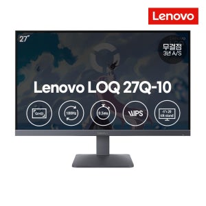 레노버 게이밍 모니터 LOQ 27Q-10 QHD 180Hz IPS패널 68F3GACBKR (27인치)