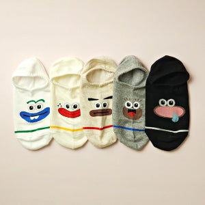 엠폴 여성 몬스터 페이크삭스 귀여운덧신 5color