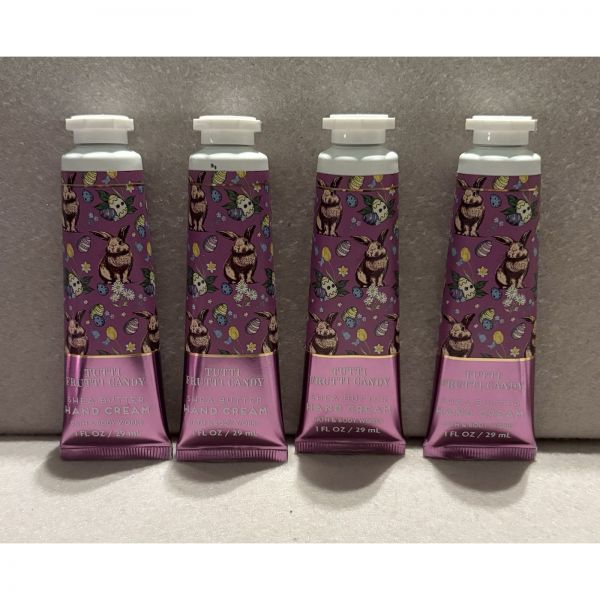 배스 앤 바디 웍스 투티 <b>프루티</b> 캔디 시어 버터 핸드 크림 1온스 (28.35g) 수량 4개