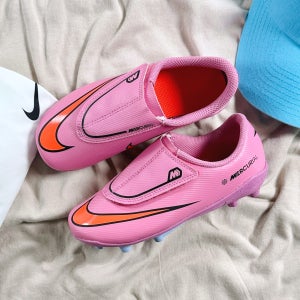 나이키 찍찍이 축구화 아동 키즈 머큐리얼 베이퍼 MG 클럽 핑크