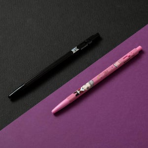 타이니탄 BP153 볼펜 세트 2본입 RM 0.5mm 흑,핑크