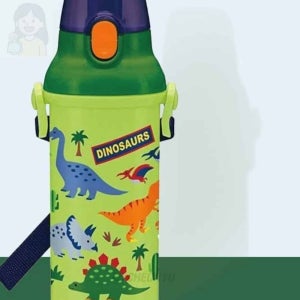 다이노사우루스 원터치물통 480ml 휴대용보틀 캐릭터보틀