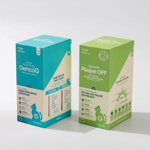 뉴트리오 덴코큐 고양이 간식 덴탈 양치껌 플라그오프+닭고기, 8g, 40개