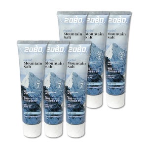 2080 히말라야 치약 퓨어 마운틴 크리스탈솔트 120g x 6개입 구취 미백 치석 제거