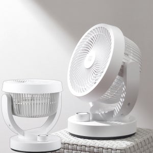 서큘레이터 공기순환기 저소음 소형 탁상용 에어 선풍기 가정용 사무실 화이트