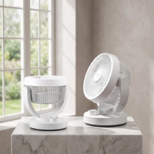 서큘레이터 공기순환기 저소음 소형 탁상용 에어 선풍기 가정용 사무실 화이트