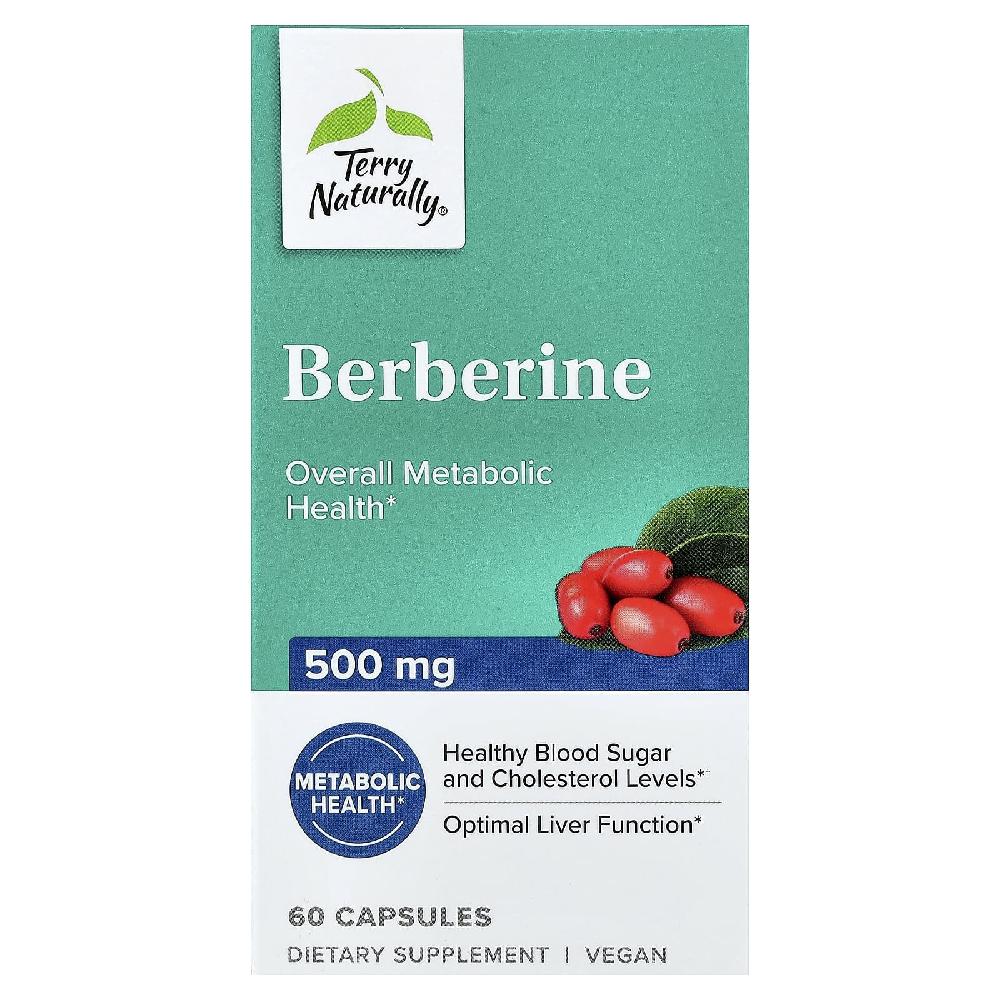 <b>테리내추럴리</b> 베르베린 Berberine 500mg 캡슐 60정