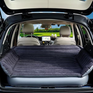 무선 내장 펌프와 ’매트리스 윙’이 장착된 업그레이드된 SUV 에어 매트리스 7인치 높이의 자동차 | 중대형 미니밴 트럭을 위한 캠핑 660파운드 용량