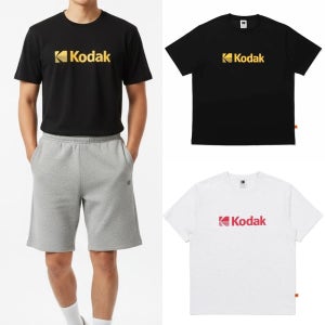 코닥 KODAK 에센셜 빅로고 아스킨 반팔티