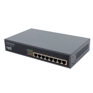 넥시 NX-POE818R 8포트 기가비트 POE 스위치 (150W)