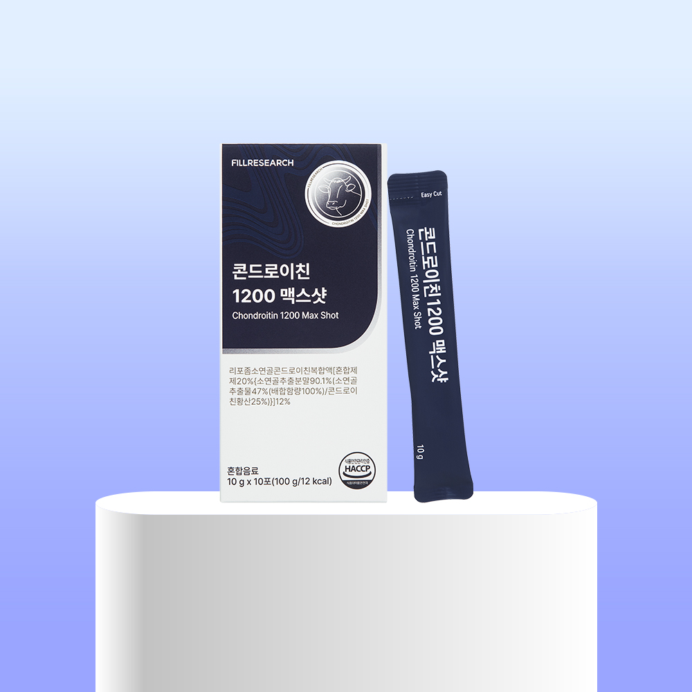 <b>필리서치</b> 관절연골 집중케어 콘드로이친 1200 맥스샷 10포, 1개