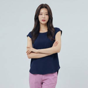 [PAT 여성] 폴리 슬리브리스 티셔츠_1K45701