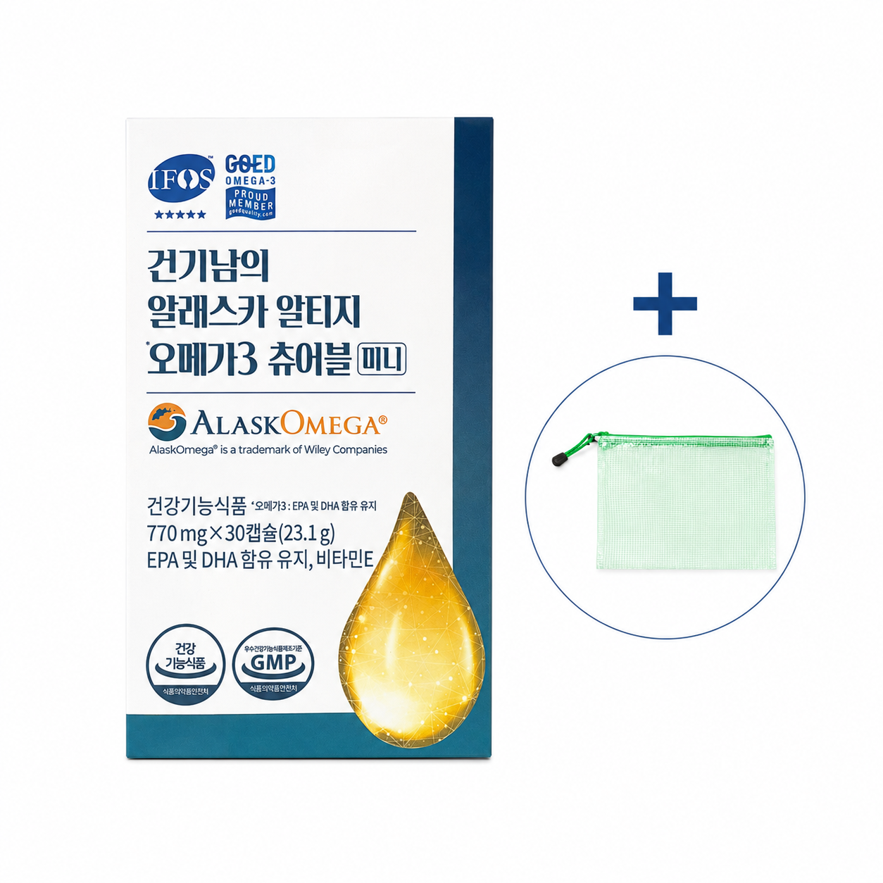 건기남의 알래스카 알티지 오메가3 츄어블 미니