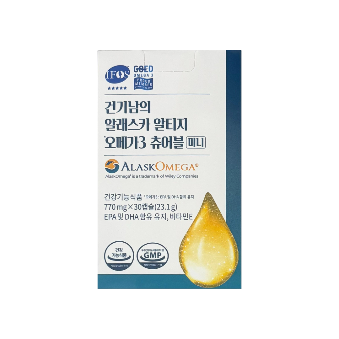 건기남의 알래스카 알티지 오메가3 츄어블 미니