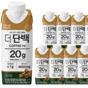 빙그레 더단백 드링크 커피, 250ml, 18개