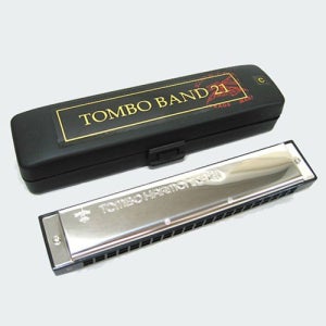 톰보 트레몰로 복음 하모니카 21홀 C키 TOMBO-3121-C