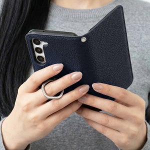 국내 생산 폰누리 천연소가죽 카드 지갑 다이어리 케이스 링 다크블루, LG V30-V30S-V35-V35플러스 공용