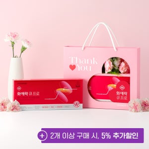 [네이버단독] 정관장 화애락 큐프로 700mg 84정 (플라워박스)