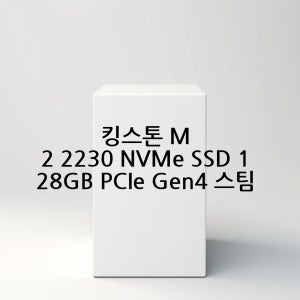 킹스톤 M.2 2230 NVMe SSD 128GB PCIe Gen4 스팀덱 서피스 호환 SSD