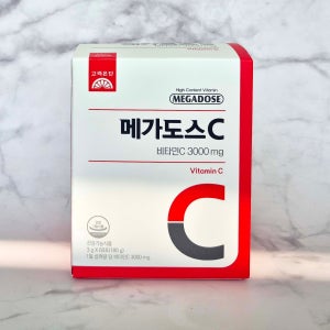 고려은단 메가도스 C3000 고함량 비타민씨 메가비타민 분말 가루 스틱 60포