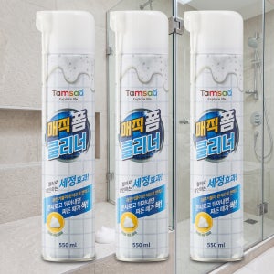 폼타입 크리너 욕실 화장실 청소폼 매직 스폰지 청소용 멀티 만능 스펀지 500ml 3개