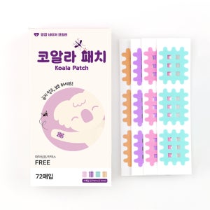 알잠 네이처 코알라패치 소아과 모기패치 모기 물린데 긁기방지 패치