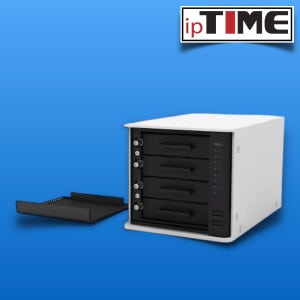 ipTIME NAS400 plus 4베이 2.5 기가 네트워크 하드 스토리지 넷하드 파일 서버 케이스 나스