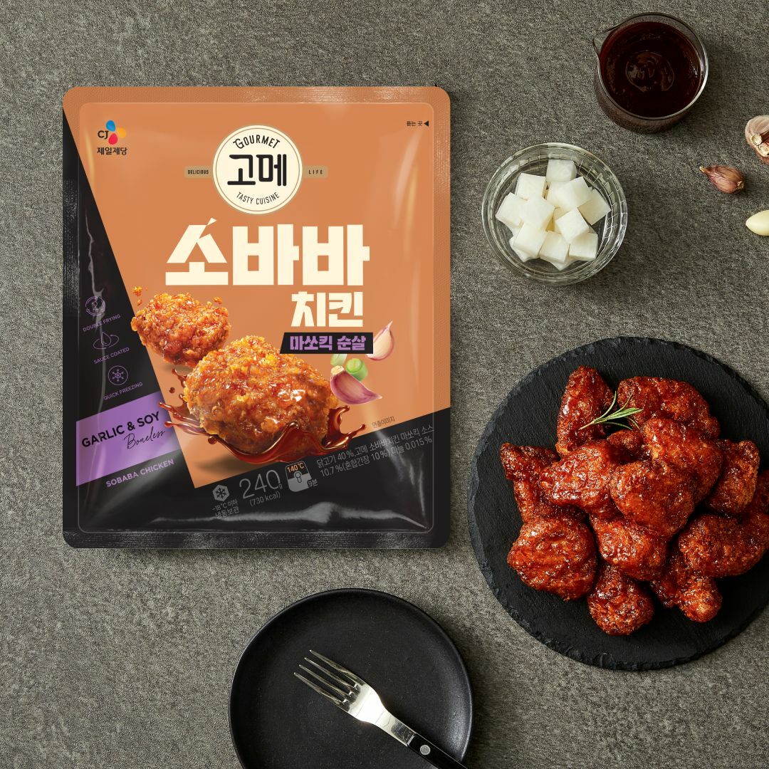 CJ 고메 소바바치킨 순살 마쏘킥