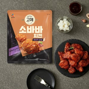 CJ 고메 소바바치킨 순살 마쏘킥, 240g, 10개