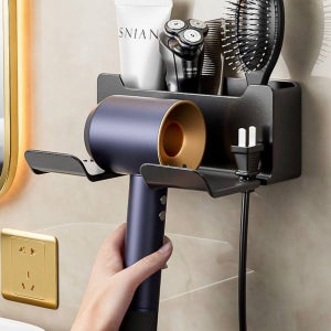 하루공간 프리미엄 무타공 드라이기 거치대 2개 세트