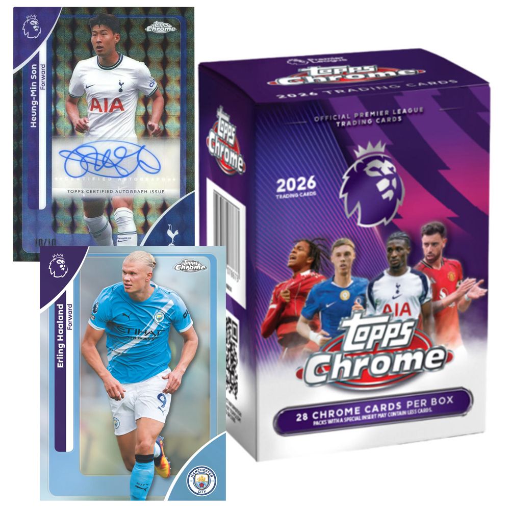 2026 손흥민 축구카드 Topps Chrome 1박스 7팩 프리미어리그 어린이날 선물