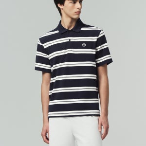 [세르지오타키니] M 스트라이프 반팔 폴로 (Navy) TMPQ10463