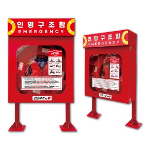 스틸 인명구조함 800x350x1400H 적색