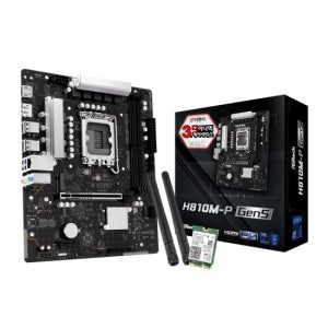 ASRock H810M-P Gen5 + WiFi6E 랜카드 패키지 디앤디컴