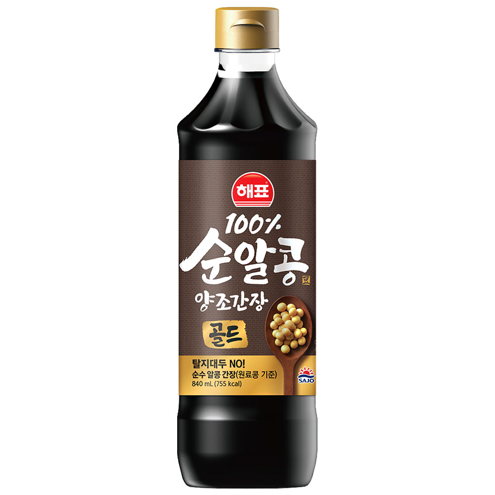 해표 순알콩 양조간장 840ml+진간장 840ml+국간장 840ml+증정 (9,800원) (무료)