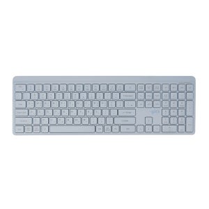 지클릭커 사일런스L WK110B 풀윤활 블루투스무소음 무선 풀배열 키보드 크레용 블루, 무소음 보글보글